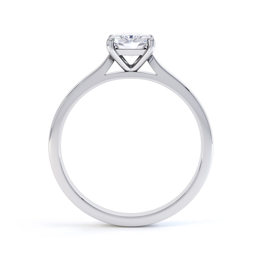 MARIA Plain Cushion Solitaire