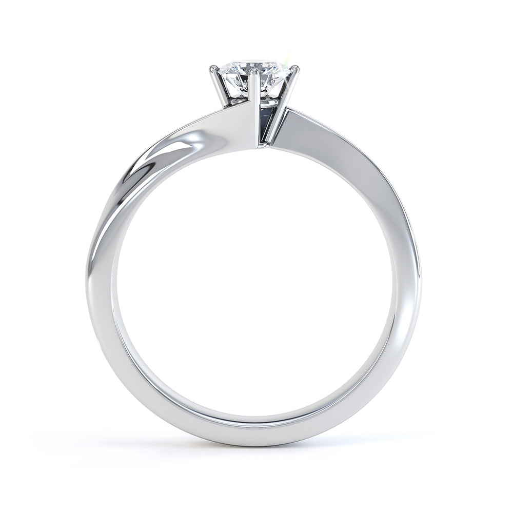 TIFFANY Plain Round Solitaire